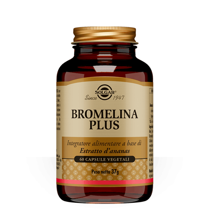 Bromelain Plus – 60 cápsulas | Solgar