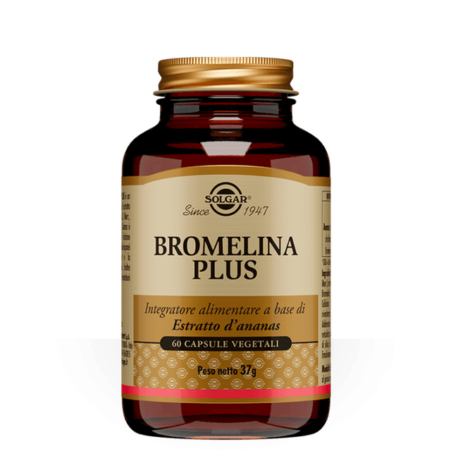 Bromelain Plus – 60 cápsulas | Solgar