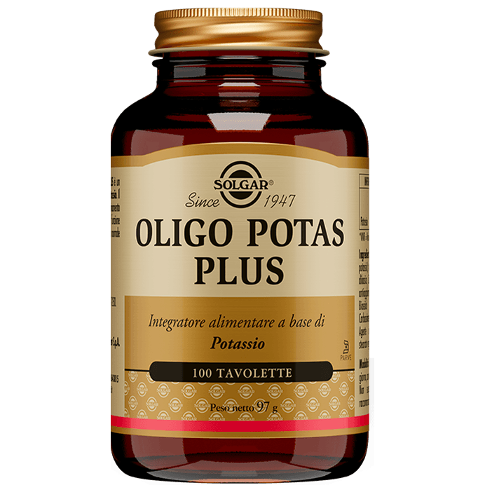 Potasio – 100 comprimidos | Solgar Oligo Potas Plus