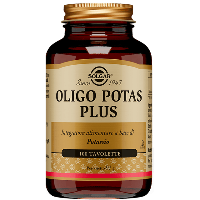 Potasio – 100 comprimidos | Solgar Oligo Potas Plus