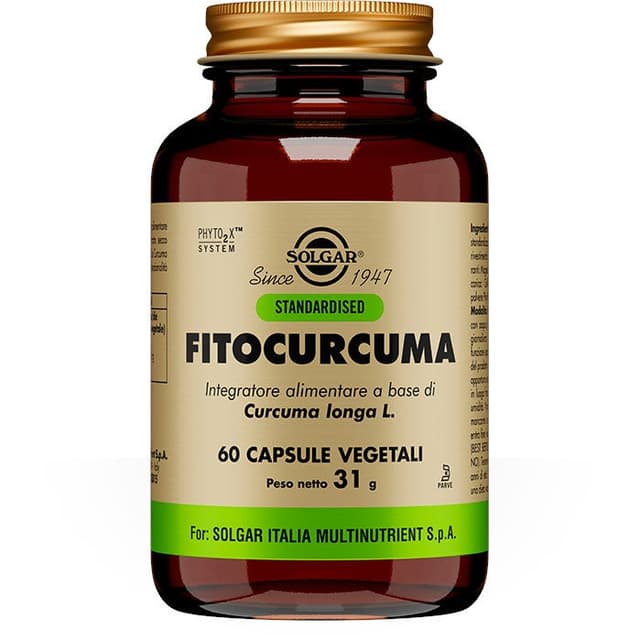Fitocúrcuma – 60 cápsulas vegetales Solgar
