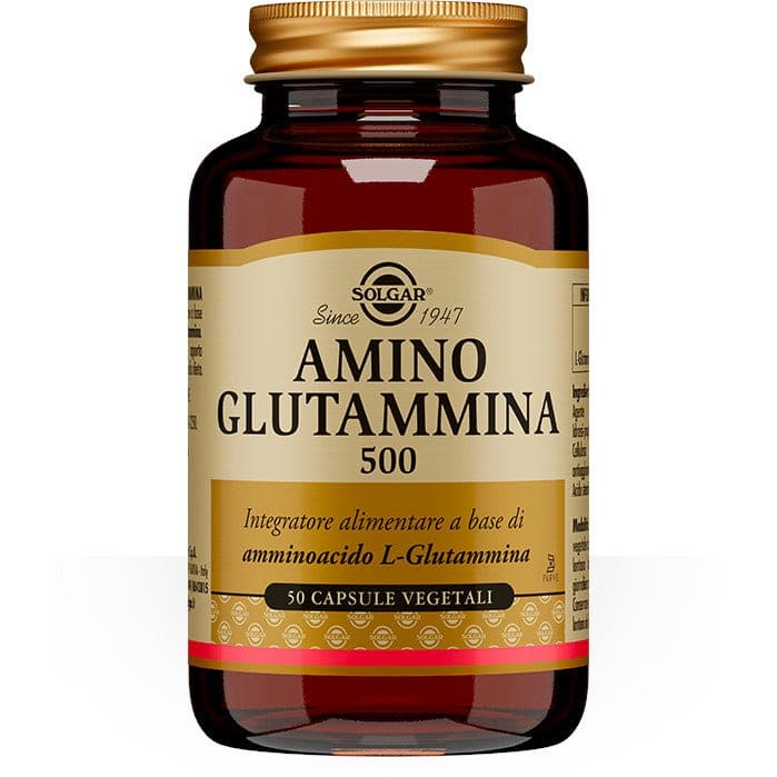 Amino Glutammina 500 – 50 cápsulas | Solgar