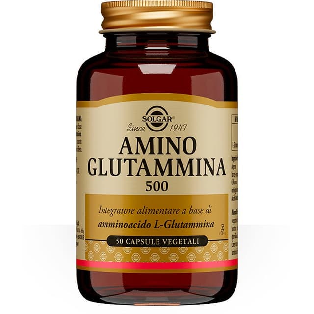 Amino Glutammina 500 – 50 cápsulas | Solgar