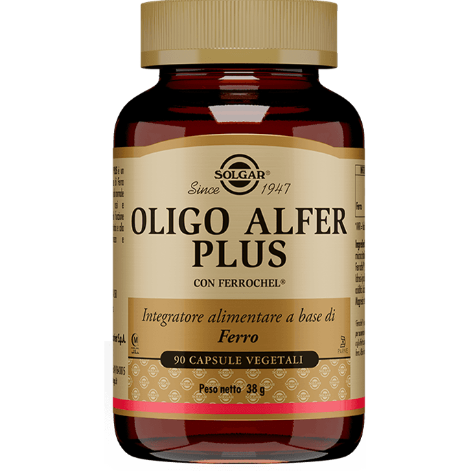 Solgar Oligo Alfer Plus – Hierro – 90 cápsulas