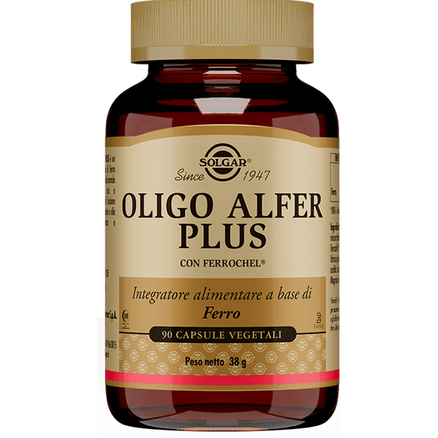 Solgar Oligo Alfer Plus – Hierro – 90 cápsulas