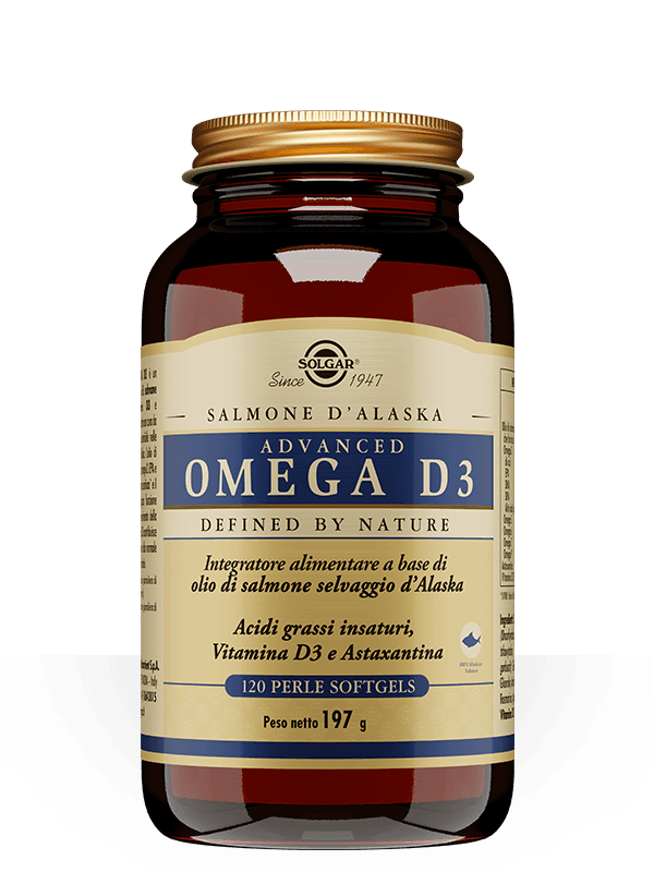 Omega-3 EPA y DHA + Vitamina D3 – 120 perlas Solgar | Advanced Omega D3