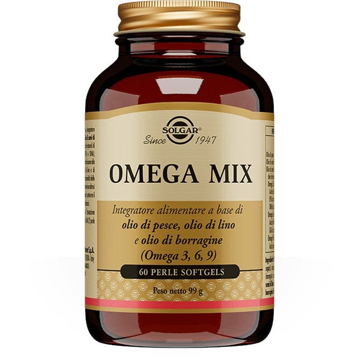 Omega Mix Solgar – 60 perlas | Omega-3 EPA y DHA
