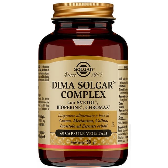 Colina 25 mg + L-Metionina – 60 cápsulas veganas | Dima Solgar Complex