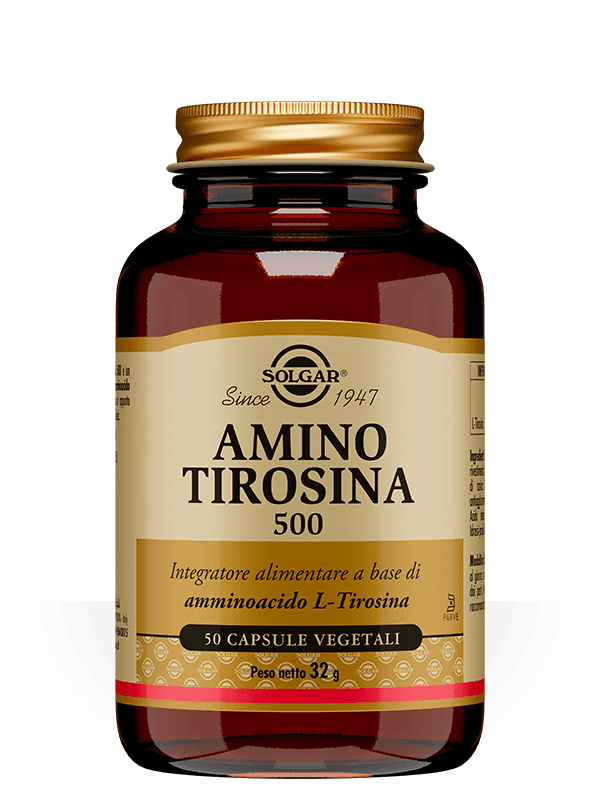 Amino Tirosina 500 – 50 cápsulas | Solgar