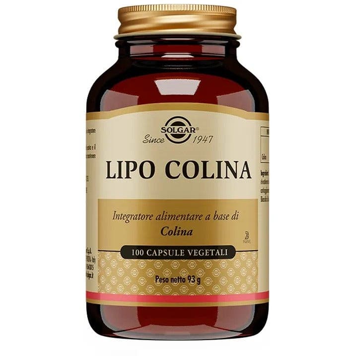 Lipo Colina – 100 cápsulas vegetales | Solgar