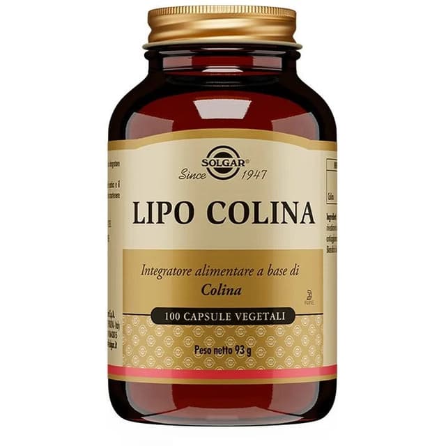 Lipo Colina – 100 cápsulas vegetales | Solgar