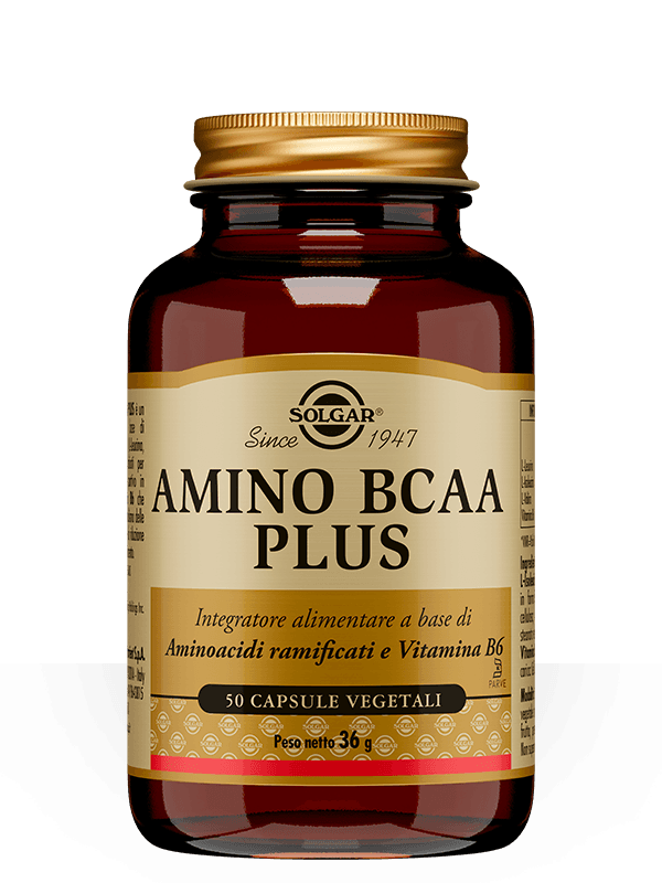 Amino BCAA Plus – 50 cápsulas | Solgar