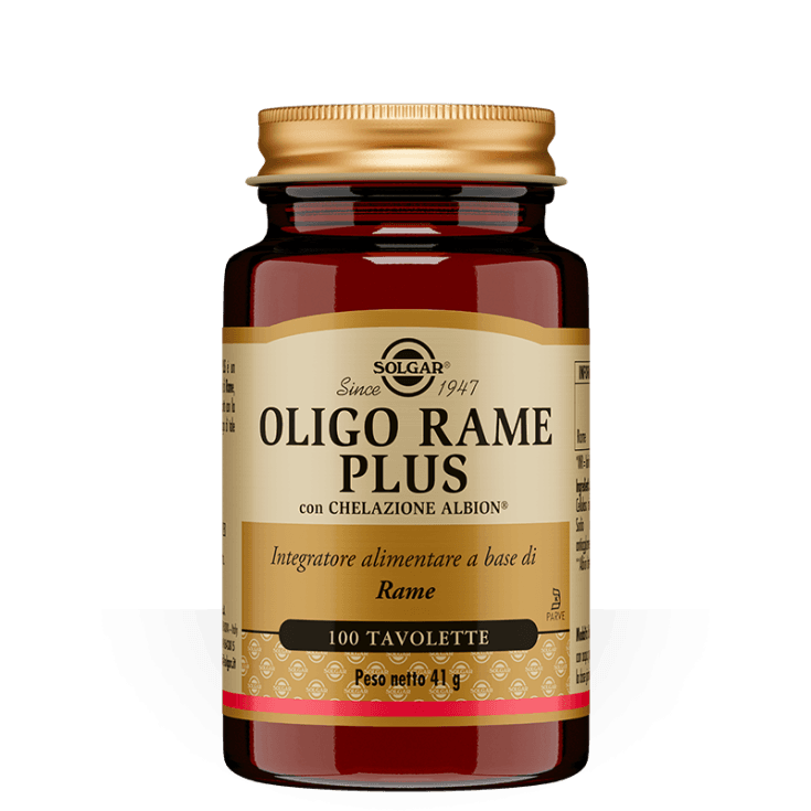 Oligo Cobre Plus – 100 comprimidos | Solgar