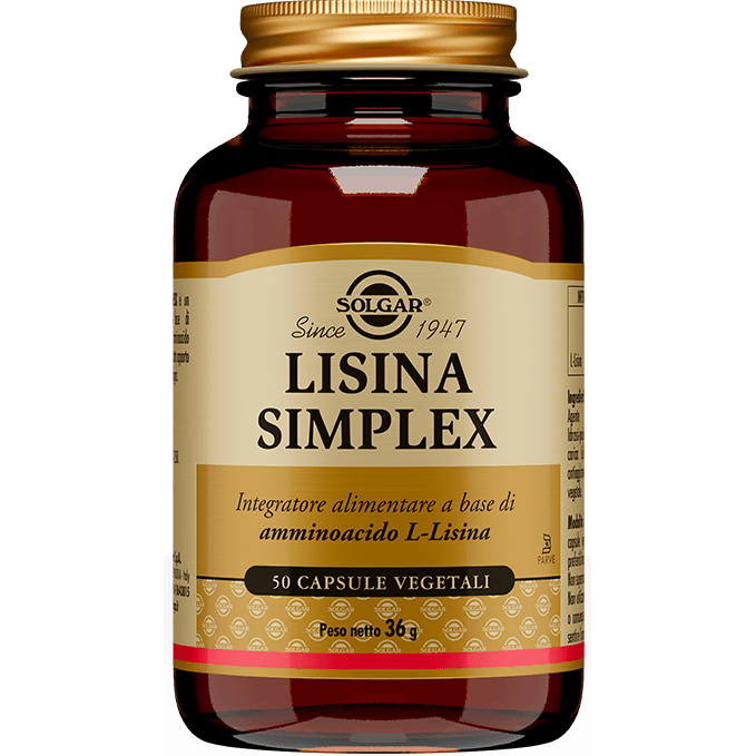 L-Lisina – 50 cápsulas vegetales | Solgar Lysine