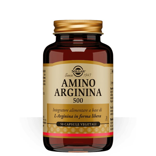 Amino Arginina 500 – 50 cápsulas vegetales | Solgar
