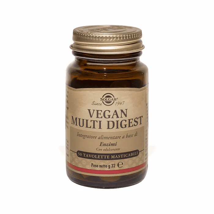 Vegan Multi Digest – 50 comprimidos masticables | Solgar
