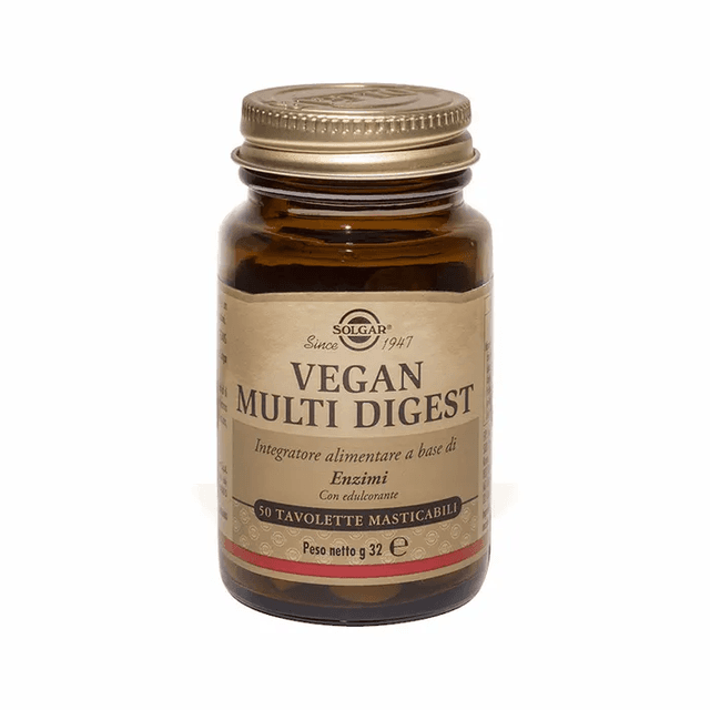 Vegan Multi Digest – 50 comprimidos masticables | Solgar
