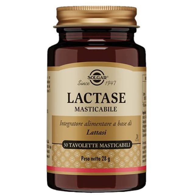 Lactase Comprimidos Masticables – 30 unidades | Solgar