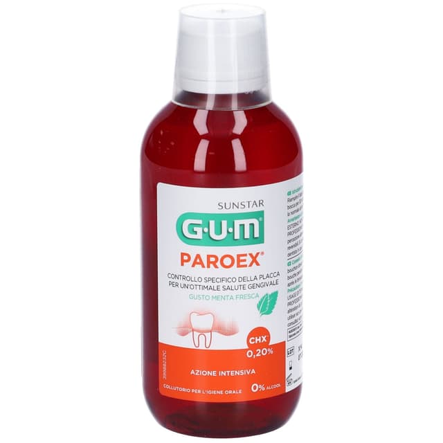 GUM PAROEX Enjuague Bucal con Clorhexidina 0,2% – 300 ml