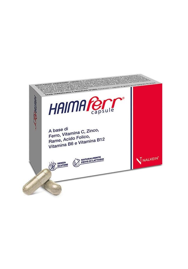 Hierro + Vitamina C – 30 cápsulas | Haimaferr