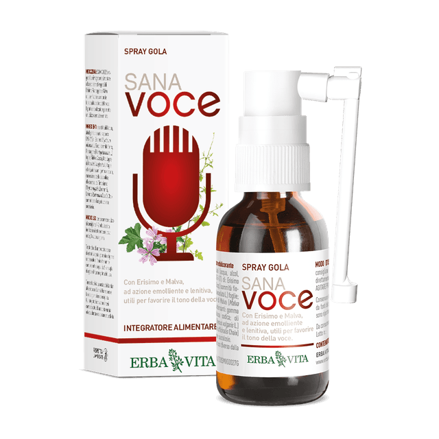 SANA VOCE Spray Garganta – 30 ml | Erba Vita