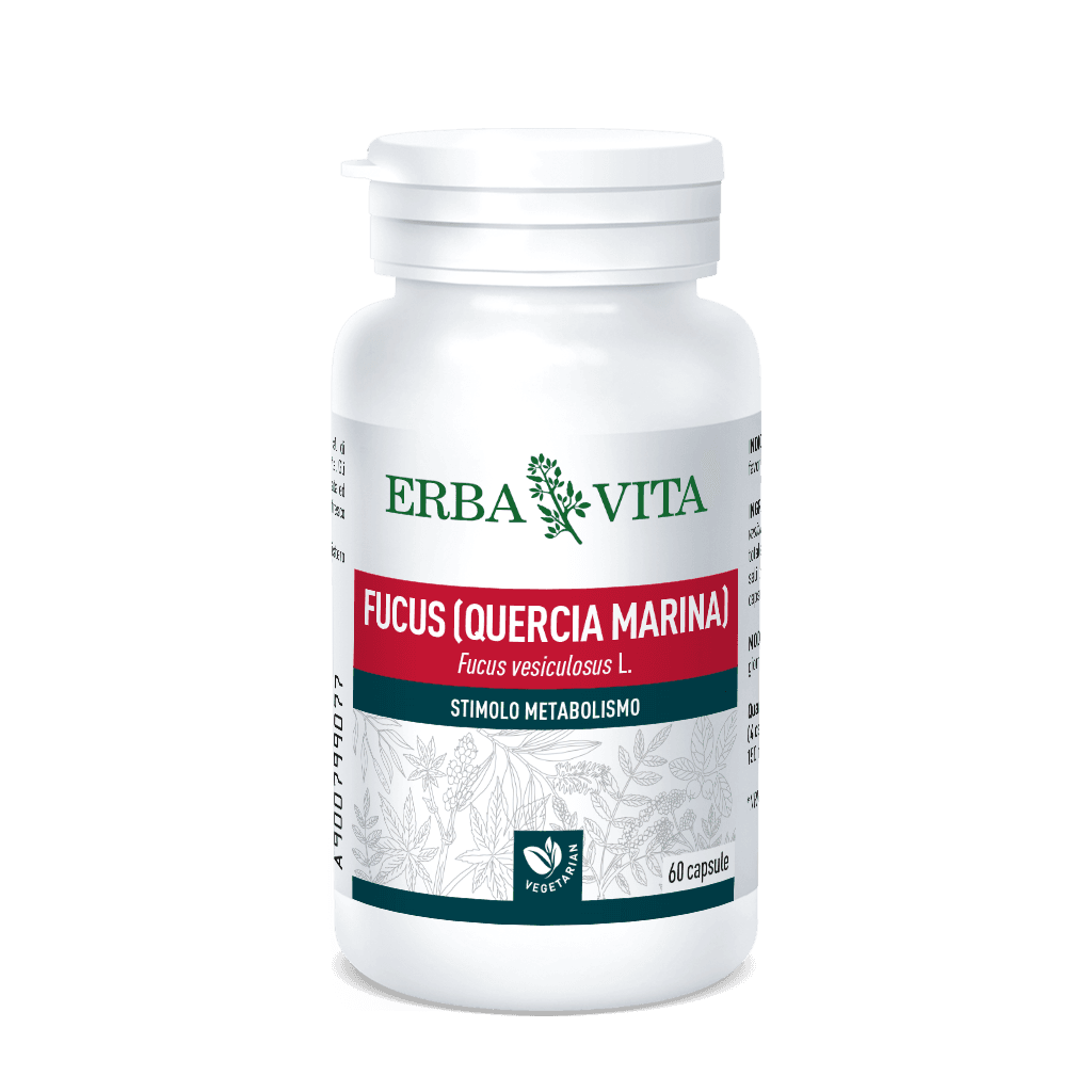 Yodo – 60 cápsulas de 500 mg | Erba Vita Fucus