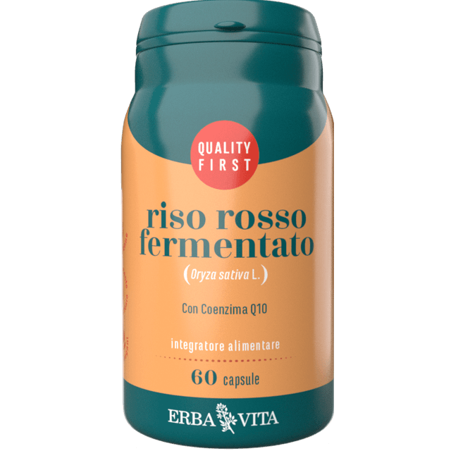 Arroz Rojo 99,4 mg – 60 cápsulas EBV | Erba Vita