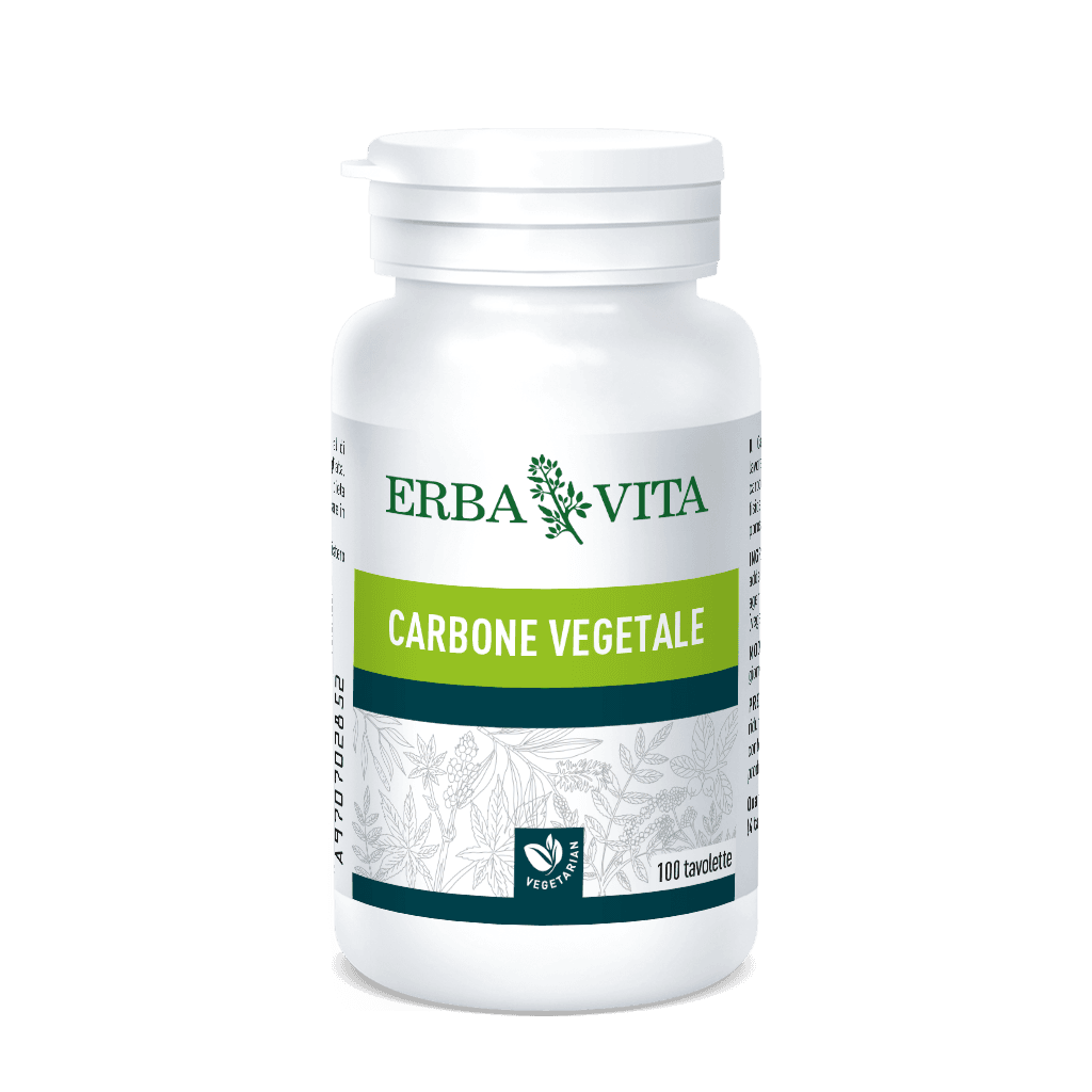 Carbón activado Erba Vita – 100 comprimidos