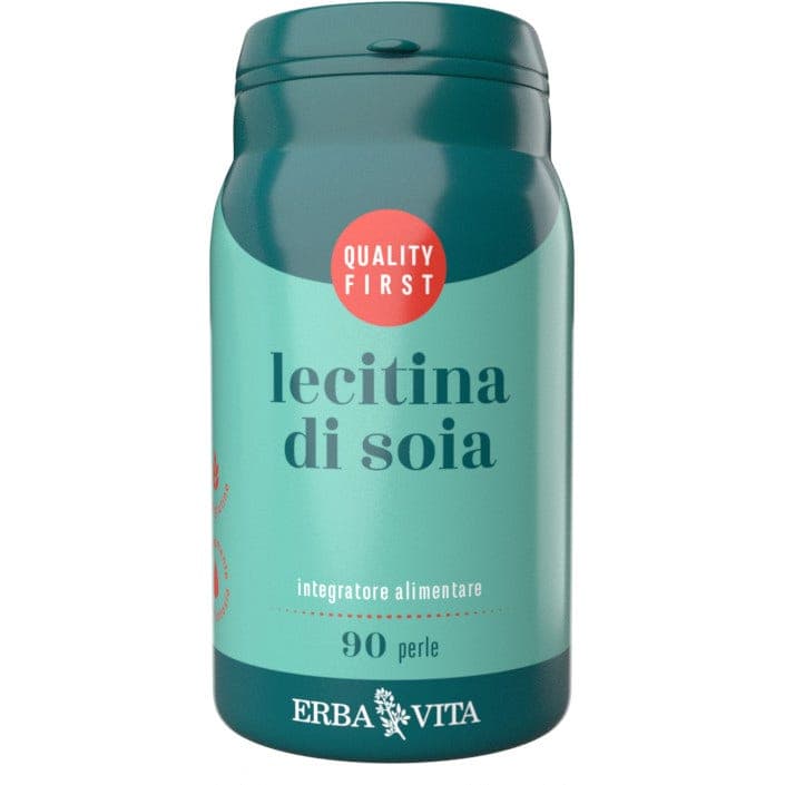 Colina – 90 perlas | Erba Vita Lecitina de Soja EBV