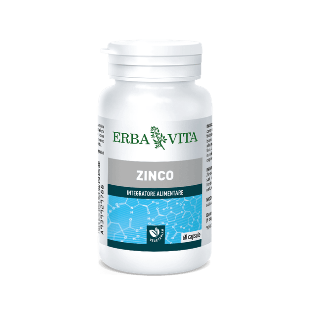 Zinco – 60 cápsulas | Erba Vita