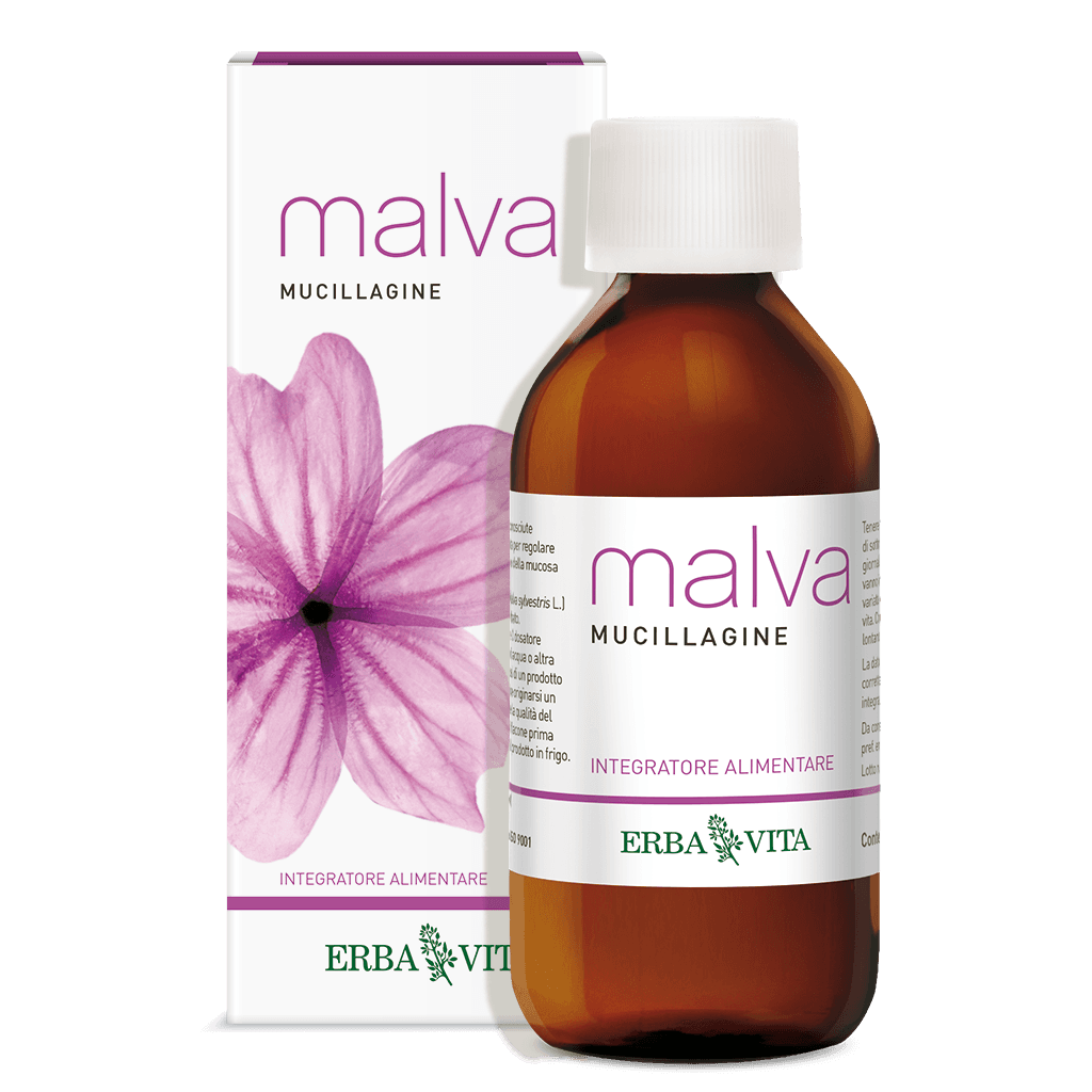 Malva Mucílagos EBV – 200 ml Jarabe | Erba Vita