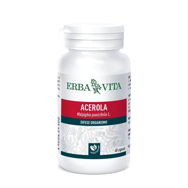 Vitamina C + Colágeno – 60 cápsulas de 550 mg | Acerola