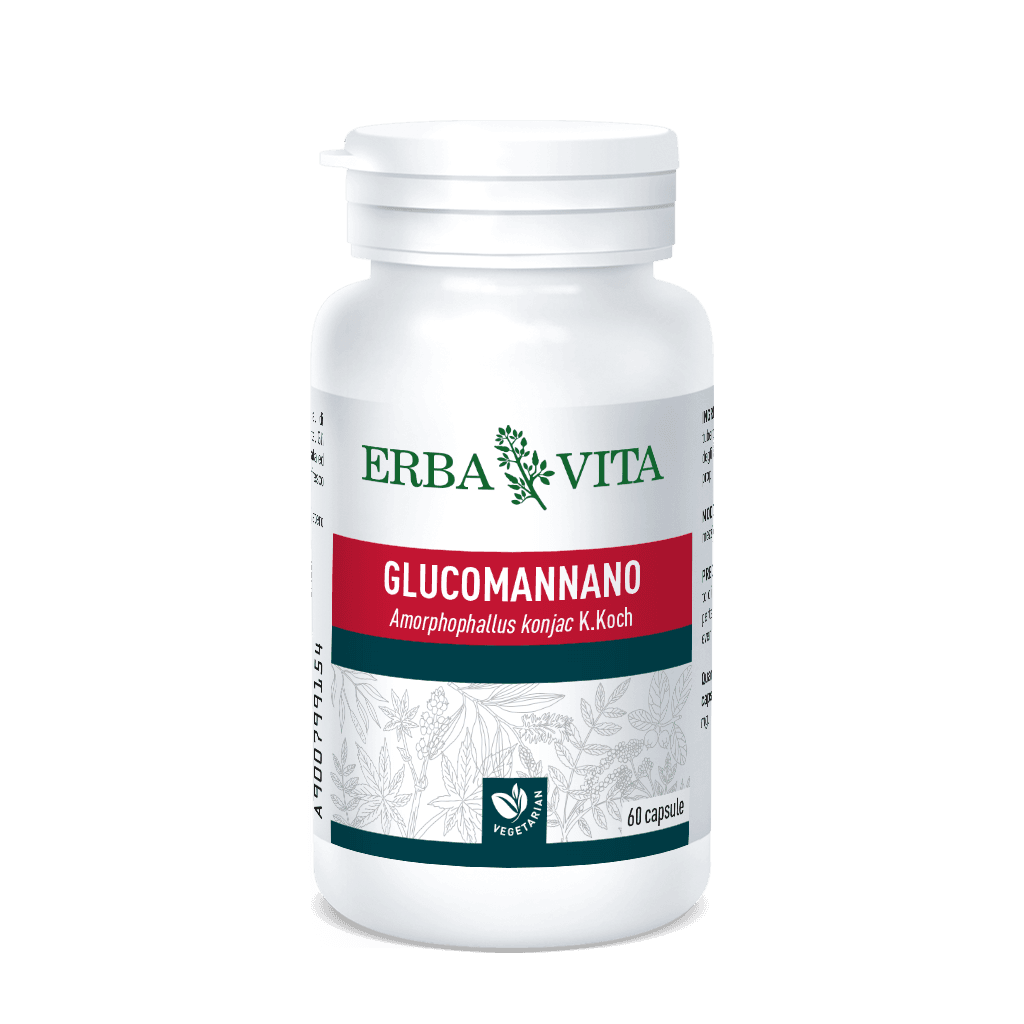 Glucomannano Erbavita – 60 cápsulas