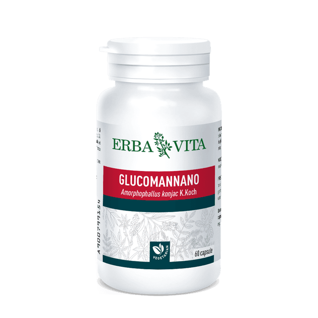 Glucomannano Erbavita – 60 cápsulas