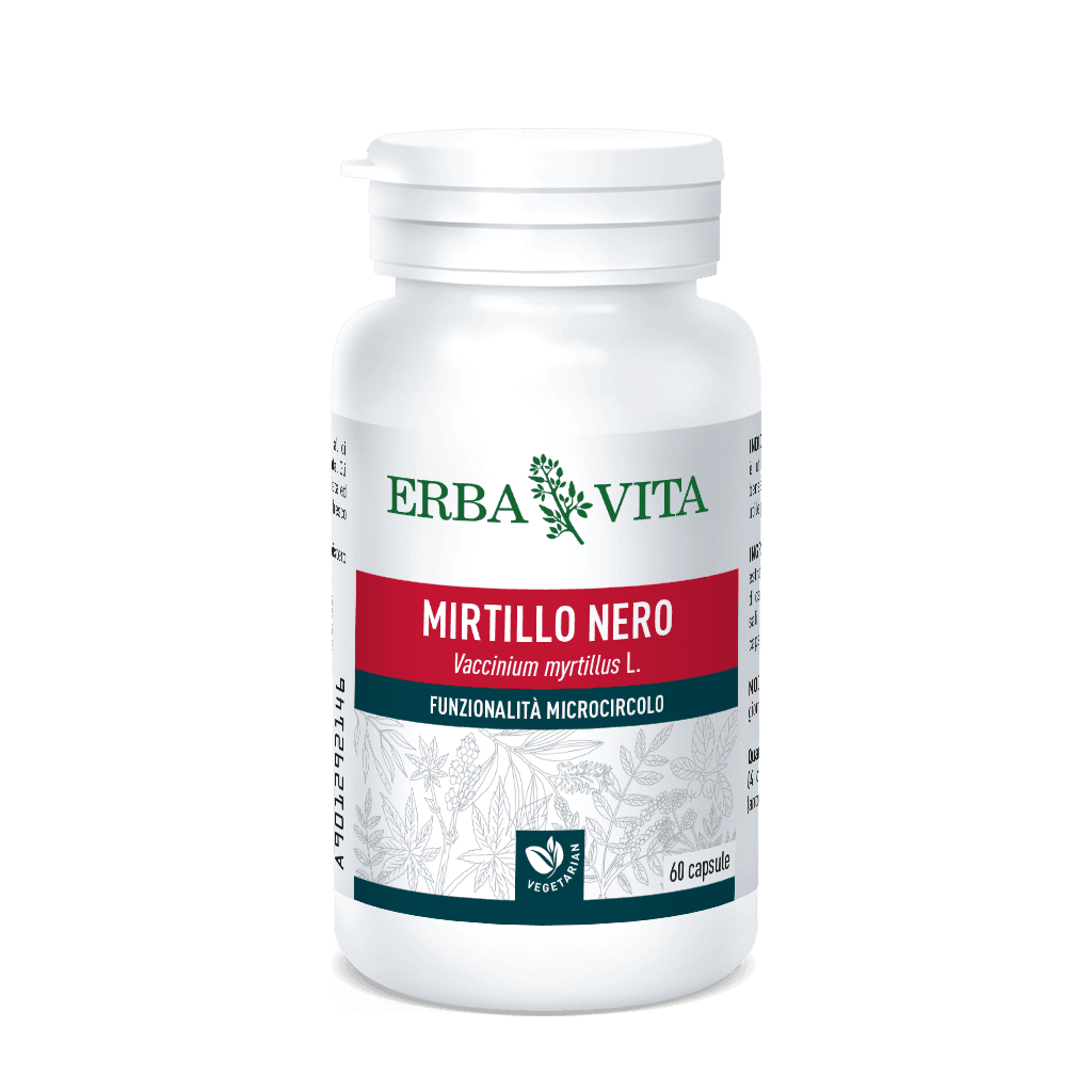 EBV Mirtillo Bacche – 60 cápsulas de 400 mg | Erba Vita