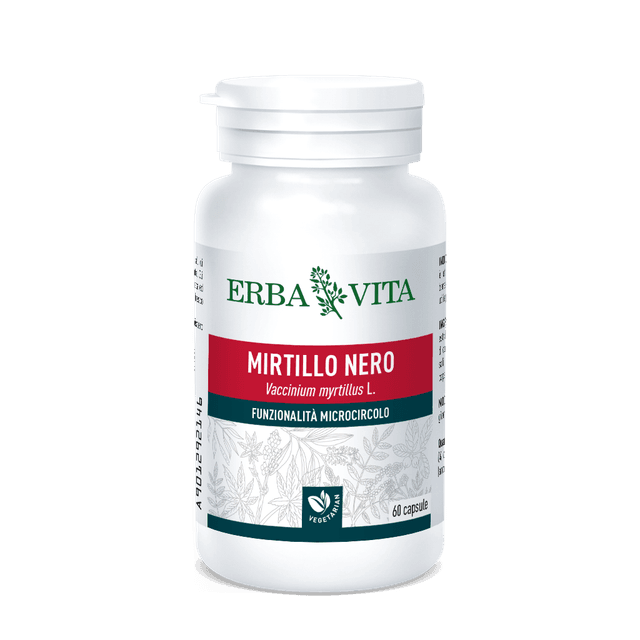 EBV Mirtillo Bacche – 60 cápsulas de 400 mg | Erba Vita