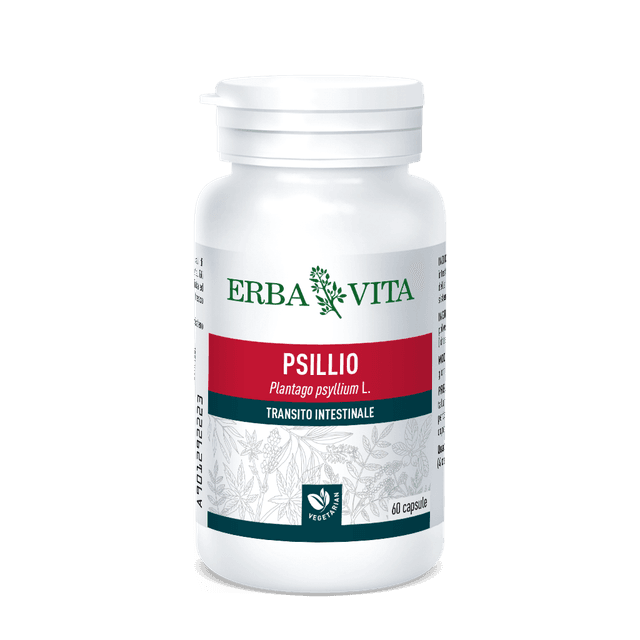 Psillio – 60 cápsulas de 400 mg | Erba Vita