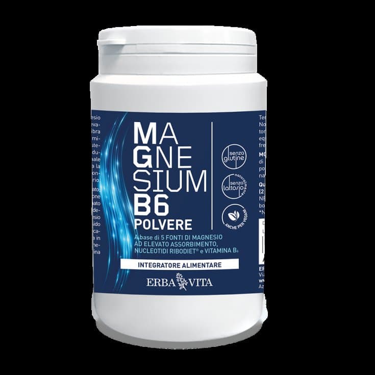 Magnesio B6 en polvo – 200 g | Erba Vita