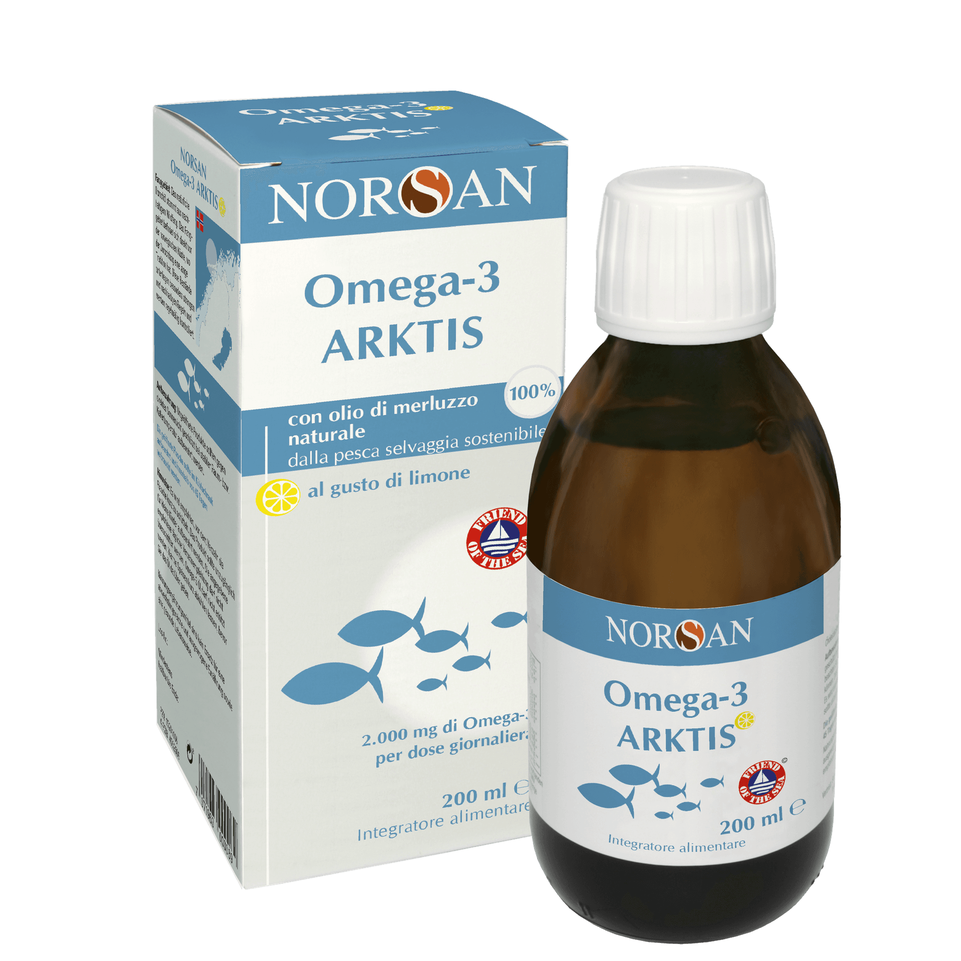 Norsan Omega-3 2,0 g Ártico – Frasco de 200 ml