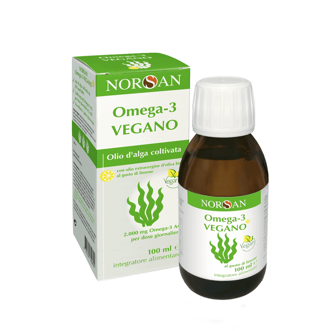 Norsan Omega-3 Vegan – 100 ml frasco