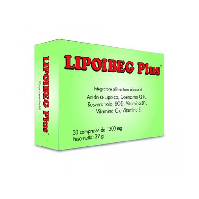Coenzima Q10 + Ácido Alfa-Lipoico – 30 comprimidos | Lipoibeg Plus