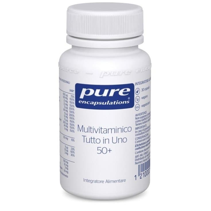 Pure Encapsulations Multivitamínico 50+ – 30 cápsulas