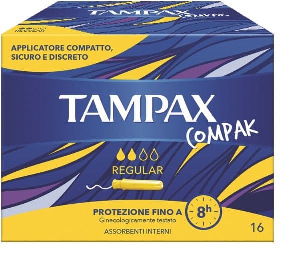 Tampax Compak Regular – 16 tampones