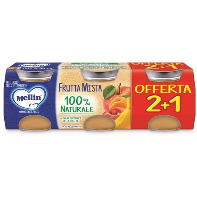 Mellin Potito de Frutas Mix – 3 tarritos