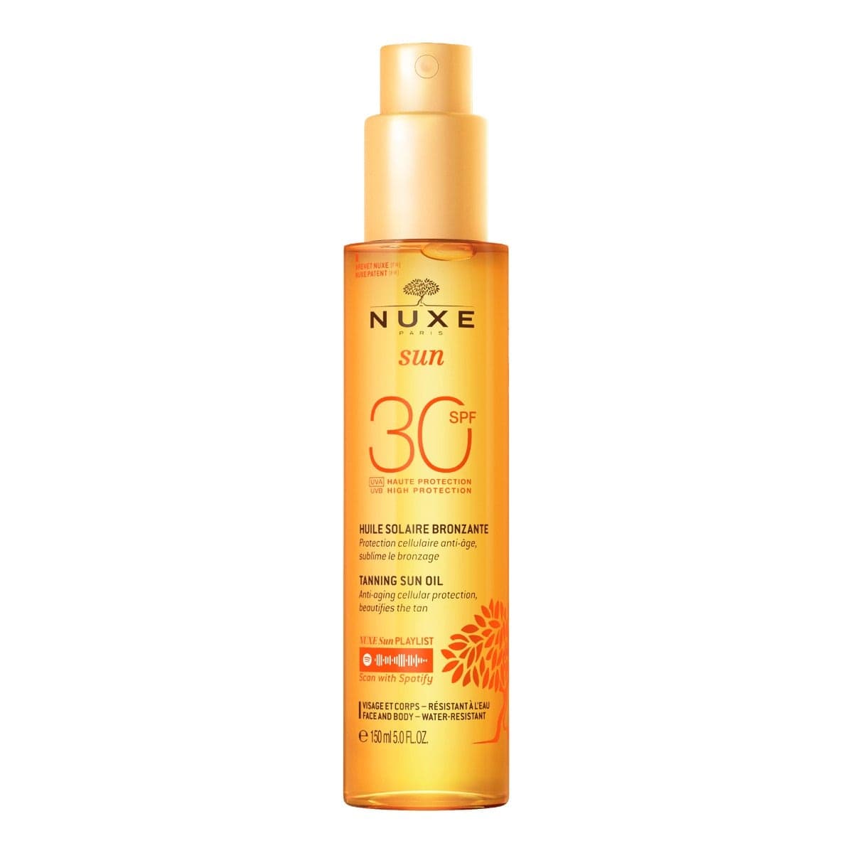 NUXE Sun Huile Bronzante SPF 30 – Aceite Solar