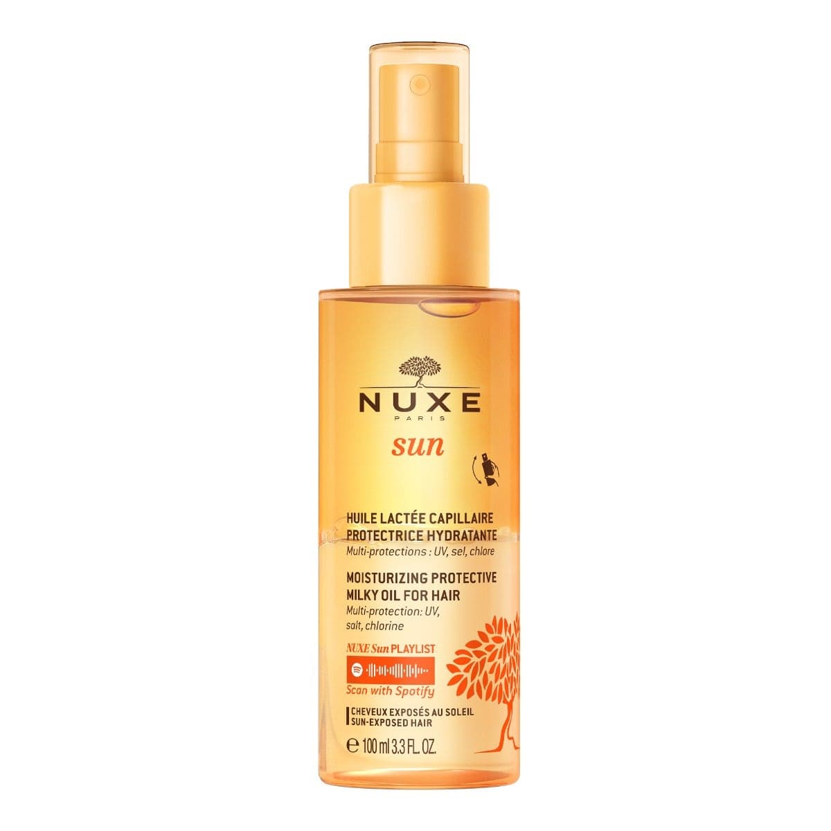 NUXE Sun Huile Lactée Cabello – 100 ml