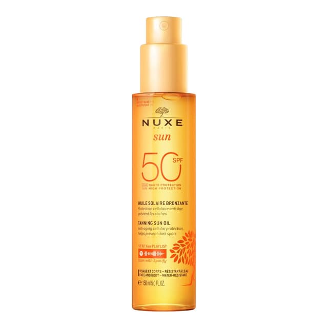 NUXE SUN Aceite Facial Vitamina C FPS 50 – Frasco