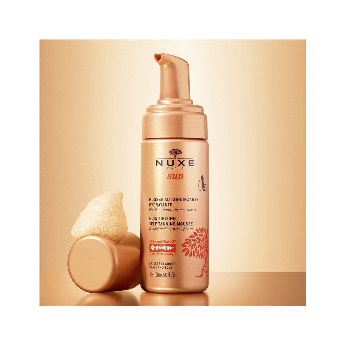 NUXE SUN Espuma Autobronceadora – 150 ml