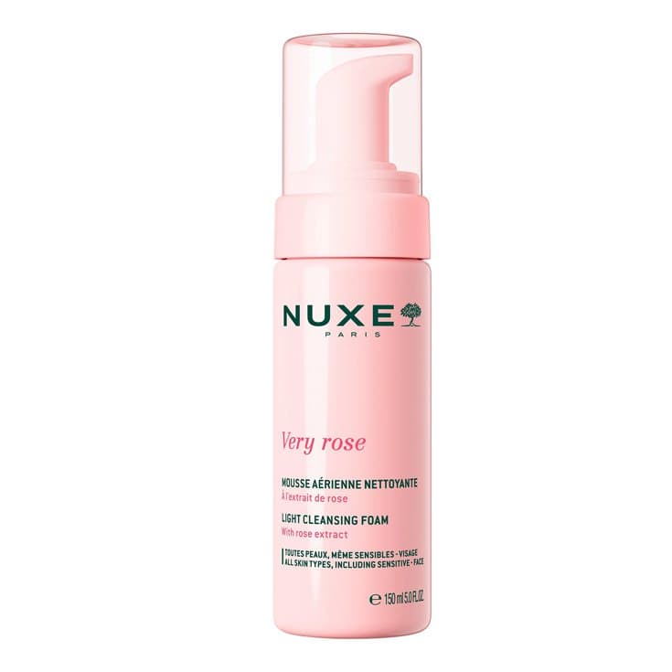 NUXE Very Rose Light Cleans Foam – Espuma limpiadora ligera – 1 envase