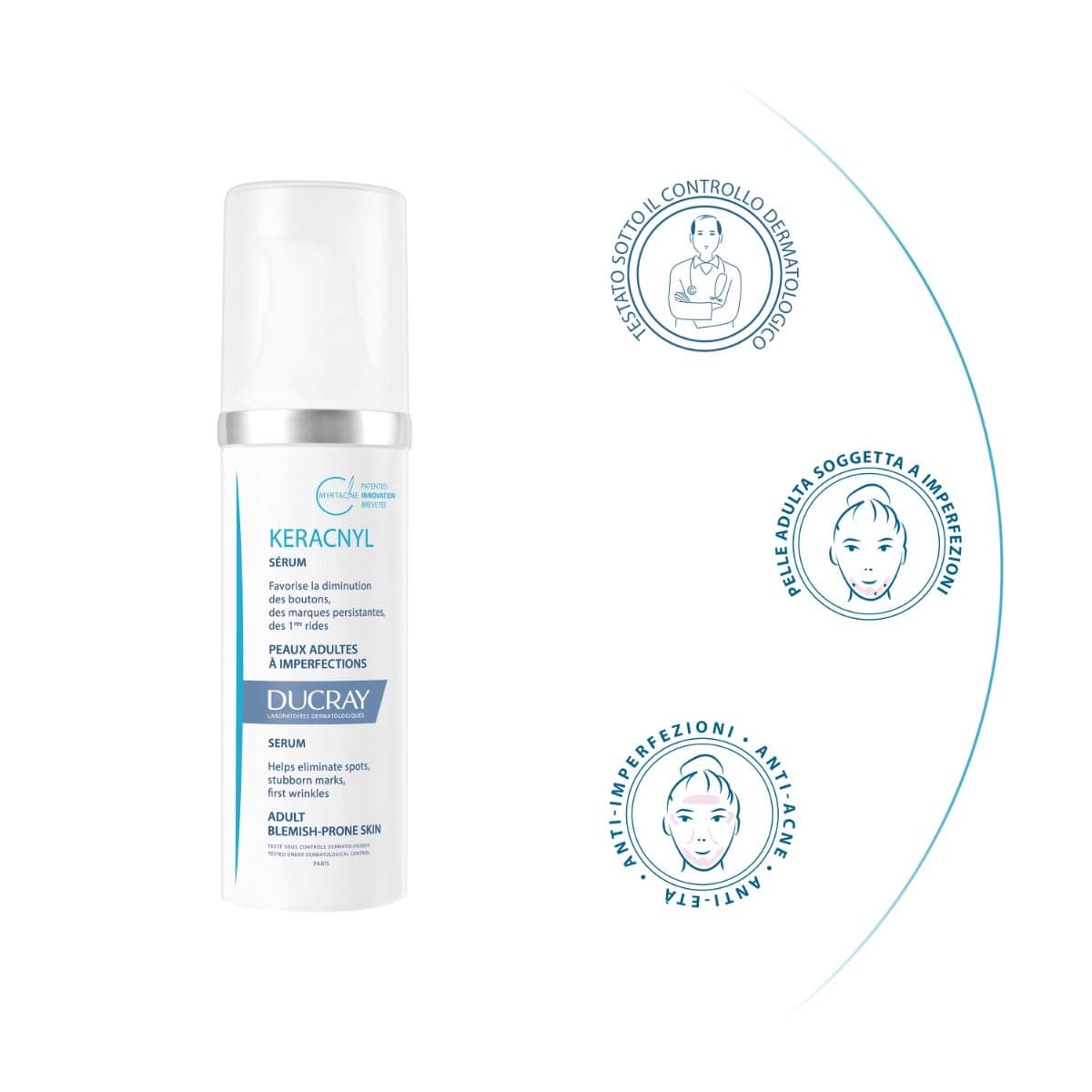 Ducray Keracnyl Serum para Mujer – 30 ml
